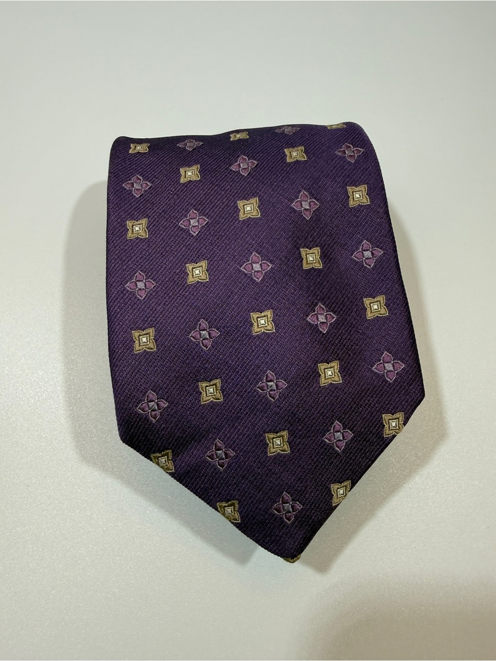 Classic Purple Patterned Men's silk Tie Nordstrom’s XMI